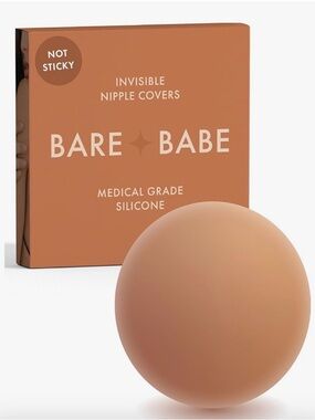 Bare Babe Invisible Nipple Covers - Caramel